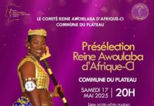 PRESELECTION REINE AWOULABA D’AFRIQUE POUR LA COMMUNE DU PLATEAU
