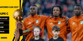 ÉLIMINATOIRES DE LA CAN 2027 : LA CÔTE D’IVOIRE DANS UN GROUPE RELEVÉ AVEC LE GHANA
